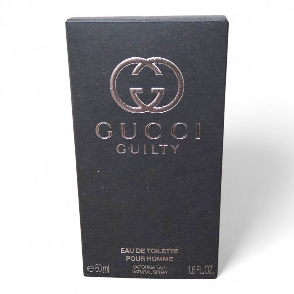 Empty Box ONLY Gucci Guilty Black Pour Homme 3.0oz 90ml Men's Eau de Toilette